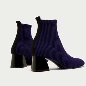 Zara Sock-style Booties